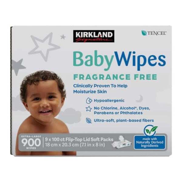 Kirkland Baby Wipes - 9x100pcs